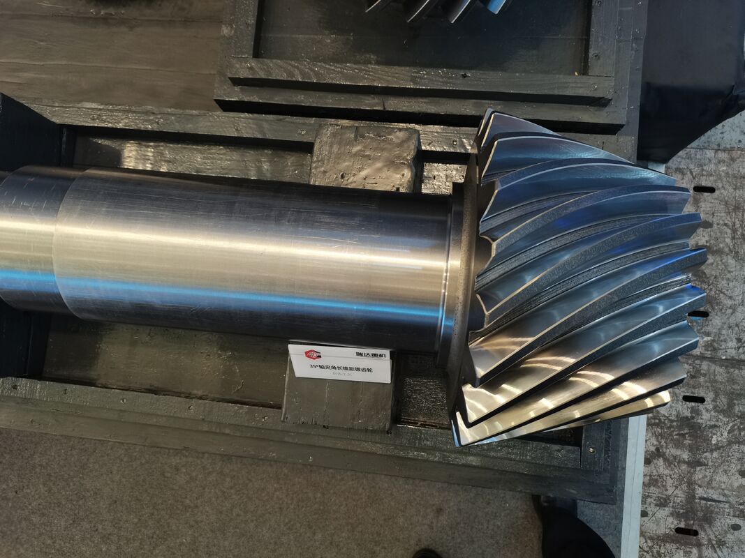 Endüstriyel ekipmanlar için giyim direnci ve pürüzsüz bitirme ile yüksek hassasiyetli spiral bezel dişli seti