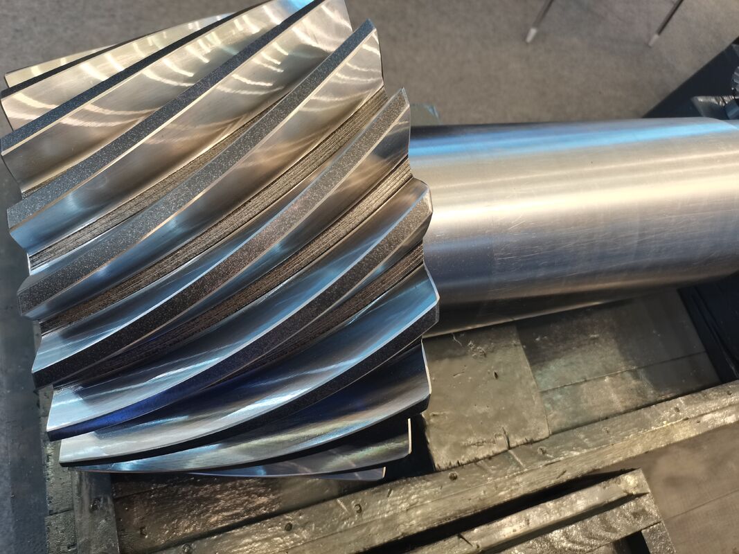 Ruida Yüksek Hassasiyetli Özelleştirilebilir Kırıcı Makinesi için Spiral Konik Dişli, Geniş Çaplı (50mm-2300mm)