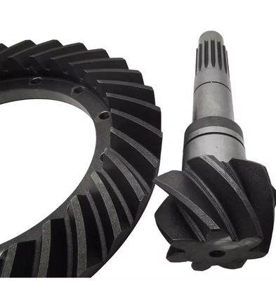 OEM Boyut C45 Mekanik Transmisiyon için Çelik Spiral Bevel Gear