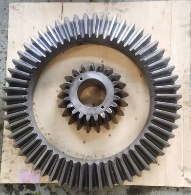 Yüksek Döner Yükleri Çubuk Bevel Gear Büyük Diametresi Kurulumu Kolay