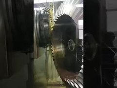 Kırıcı Makinesi Redüktör Aksesuarları İçin Yüksek Hassasiyetli Büyük Helisel Konik Dişli